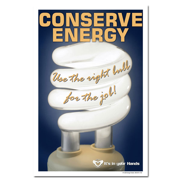 save energy secure your future poster