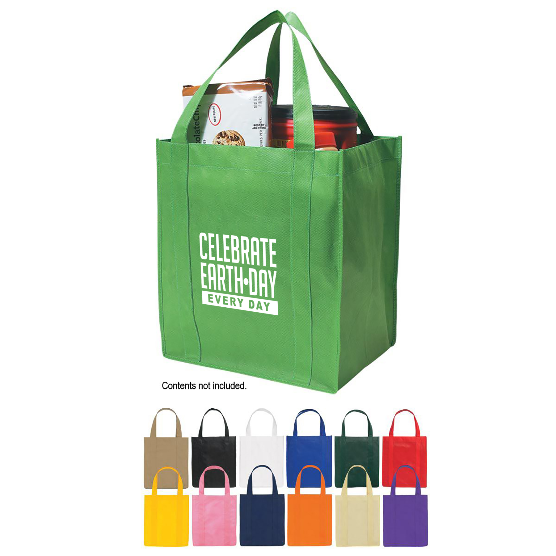 AI-rhbag070-01 Earth Day Everyday Tote Bag 16x12 - reusable bags ...