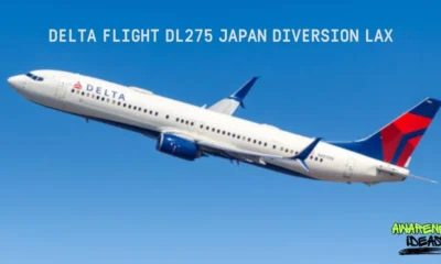 delta flight dl275 japan diversion lax