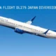 delta flight dl275 japan diversion lax