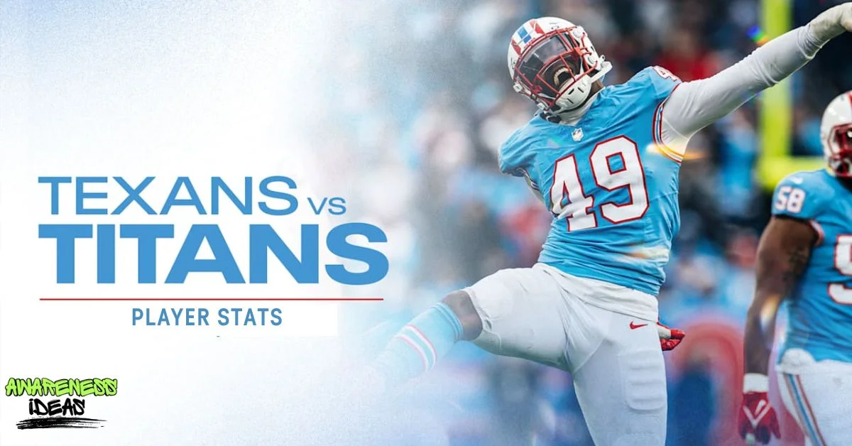 texans vs tennessee titans match player stats