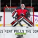 myles mint pulls the goalie