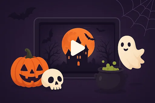 AI-powered Halloween video invitations