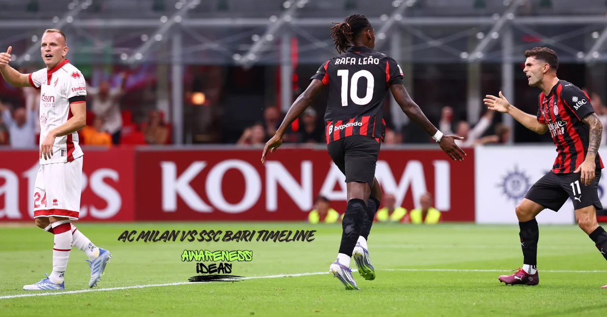 ac milan vs ssc bari timeline