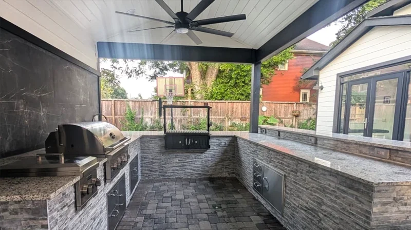 Outdoor living space design