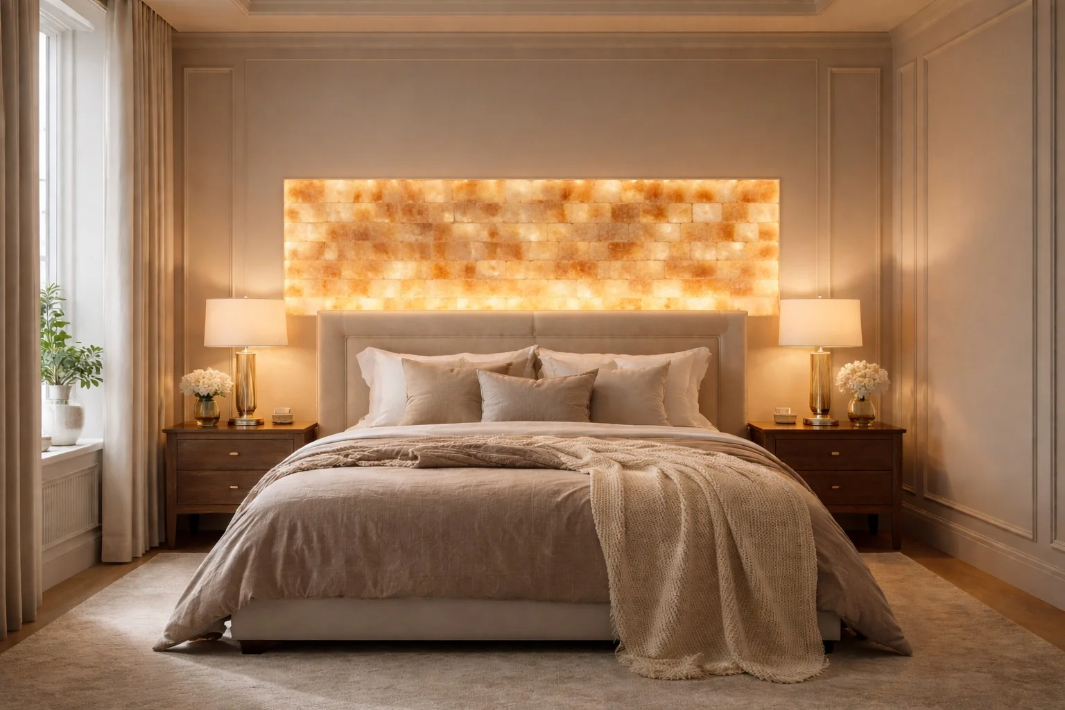 Himalayan salt tiles for walls