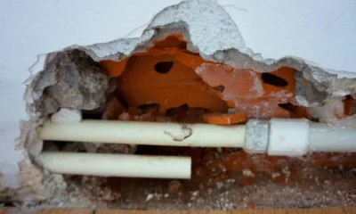 Cold water line condensation