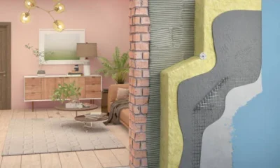 Exterior wall insulation