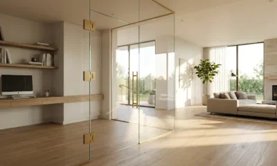 Frameless Glass Hinged Doors