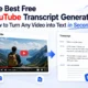 YouTube Transcript Generator